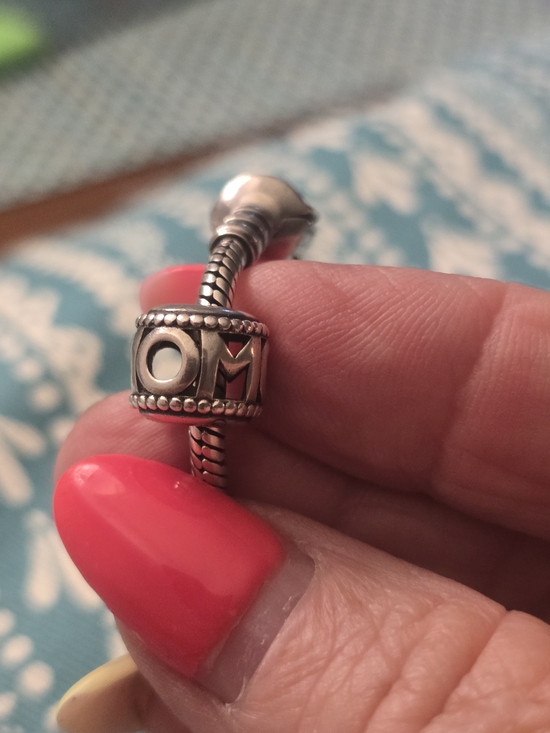 Pandora Jewelry - Pandora Silver MOM Charm Bead